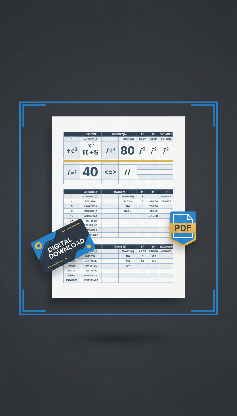 Advanced Excel Calculation Sheet