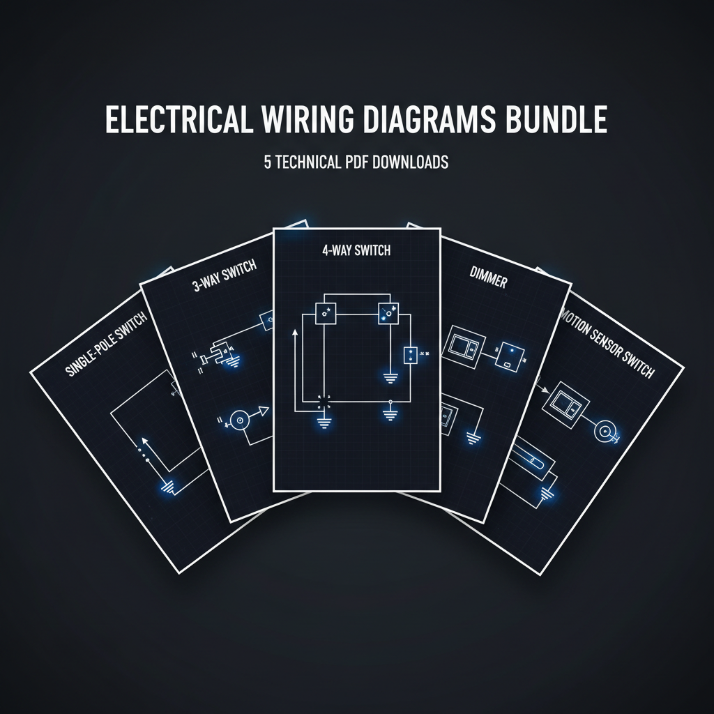 5 Lighting Control Wiring Diagrams – Bundle