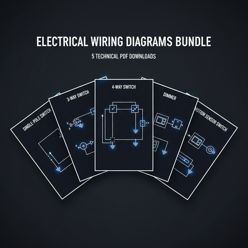 5 Lighting Control Wiring Diagrams – Bundle