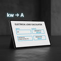 kW to Amps Calculator (Excel)
